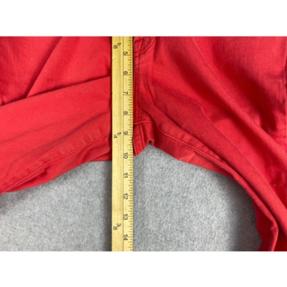 Lucky Brand Sweet 'N Crop Pants Women's 8 Red Logo Accents Tapered Leg Causal - Picture 4 of 11